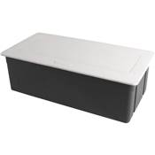 Boitier de Table Encastrable Multifonctions BT45 Blanc : Secteur, Chargeur, HDMI 2 m