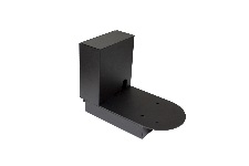 Support Noir avec Tiroir et Trappe de Rangement pour Caméra de Visio Compatible Panasonic HE130