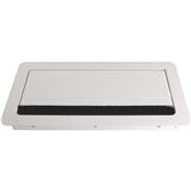 Boitier de Table Encastrable Multifonctions BTU Blanc : Secteur, Chargeur, HDMI, RJ45 2 m