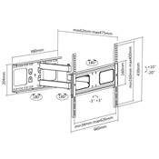 Support Mural Orientable Inclinable pour Ecran Plat 37" à 70