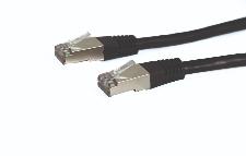 Câble Ethernet RJ45 S/FTP Cat6A 10 Gigabits Contacts Plaqués Or AWG24