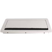 Boitier de Table Encastrable Multifonctions BTU Blanc : Secteur, HDMI, RJ45, USB, jack 3,5 st 5 m