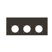 Module de 100 pour Boitier Modulaire BM2 pour 3 Secteurs Ø44 mm - VIDE