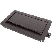 Boitier de Table Encastrable Multifonctions BTU Noir : Secteur, HDMI, Jack 3,5 st 2 m