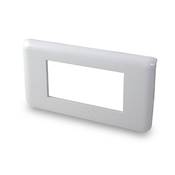 Parement Enjoliveur 2 Plastrons 45 pour Support Mtallique SM2 Couleur Blanche