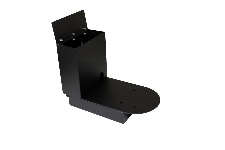 Support Noir avec Tiroir et Trappe de Rangement pour Caméra de Visio Compatible Panasonic HE130