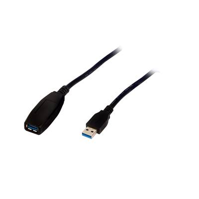 Rallonge Amplifiée USB 3.0 SuperSpeed Type A 3.0 5 Gbits/s Femelle/Mâle Contacts Plaqués Or