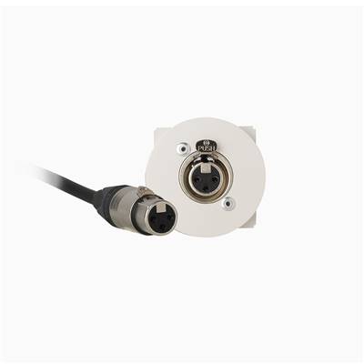 Plastron Céliane AUDIO XLR 3 Points NEUTRIK Femelle/Femelle, Blanc