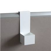 Porte-Stylos Blanc 90 x 91 mm pour Cloison Epaisseur 30 mm