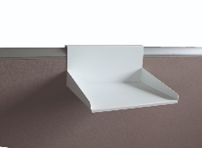 Etagère A4 Blanche 320 x 251 mm pour Cloison Epaisseur 30 mm