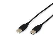 Câble USB 2.0 High Speed 480 Mbits/s Type A Mâle/Mâle Contacts Plaqués Or 3 mètres
