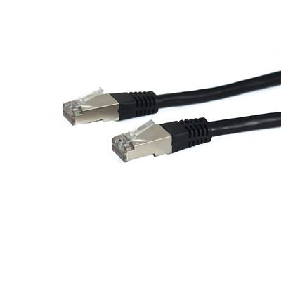 Câble Ethernet RJ45 LSZH sans halogène S/FTP Cat6A 10 Gigabits Contacts Plaqués Or 5 mètres
