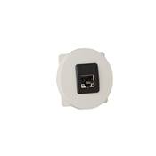 Plastron Céliane Ethernet RJ45 S/FTP Cat6A à câbler, Blanc