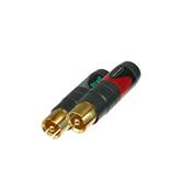 Paire fiches RCA Neutrik audio