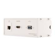 Réglette de connexion Multifonctions BCDA Blanc : HDMI, RJ45, USB 5 m