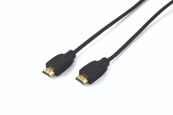 Câble ultra flexible HDMI 2.0 4K 60 images/s 18 Gbits/s Mâle/Mâle Contacts Plaqués Or - 3 mètres