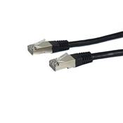 Câble Ethernet RJ45 LSZH sans halogène S/FTP Cat6A 10 Gigabits Contacts Plaqués Or 3 mètres
