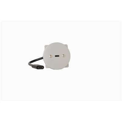 Plastron Céliane USB C 3.1 Femelle/Femelle Titane