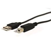 Câble USB 2.0 High Speed 480 Mbits/s Type A Mâle vers Type B Mâle Contacts Plaqués Or 2 mètres