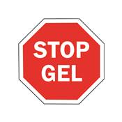 Mât de signalisation "STOP GEL