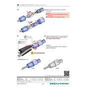 Fiche Powercon d'entrée bleue Neutrik 20A