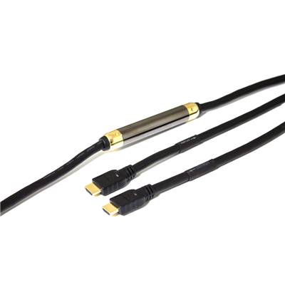 Câble amplifié HDMI 1.4 4K 24 images/s 10.2 Gbits/s Mâle/Mâle Contacts Plaqués Or, 30 mètres