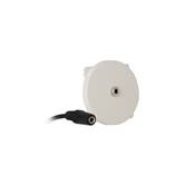 Plastron Céliane AUDIO STEREO Mini Jack 3.5 Femelle/Femelle, Blanc