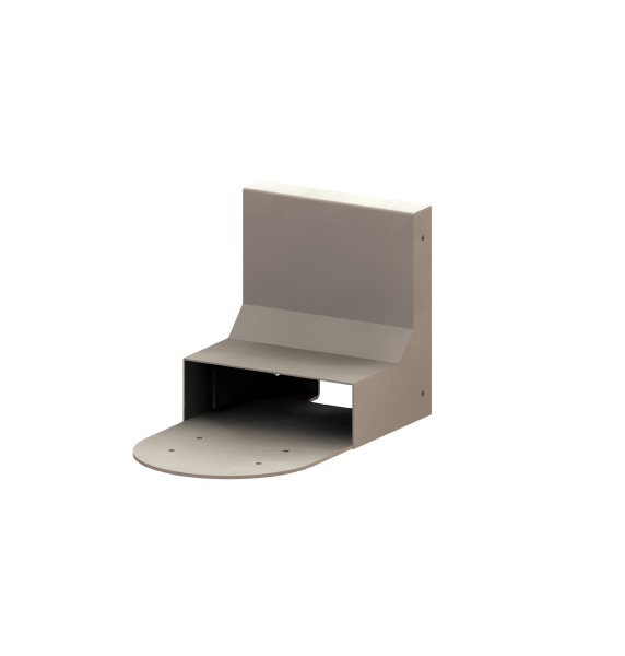 Support Blanc avec Cache Arrière pour Caméra de Visio Compatible Sony X120 et X400