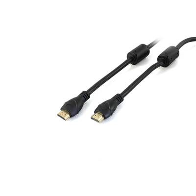 Câble HDMI 2.0 UHD HDR 4K 60 Hz 18 Gbits/s Mâle/Mâle Contacts Plaqués Or, 1 mètre