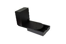 Support Noir avec Tiroir et Trappe de Rangement pour Caméra de Visio Compatible Panasonic HE130